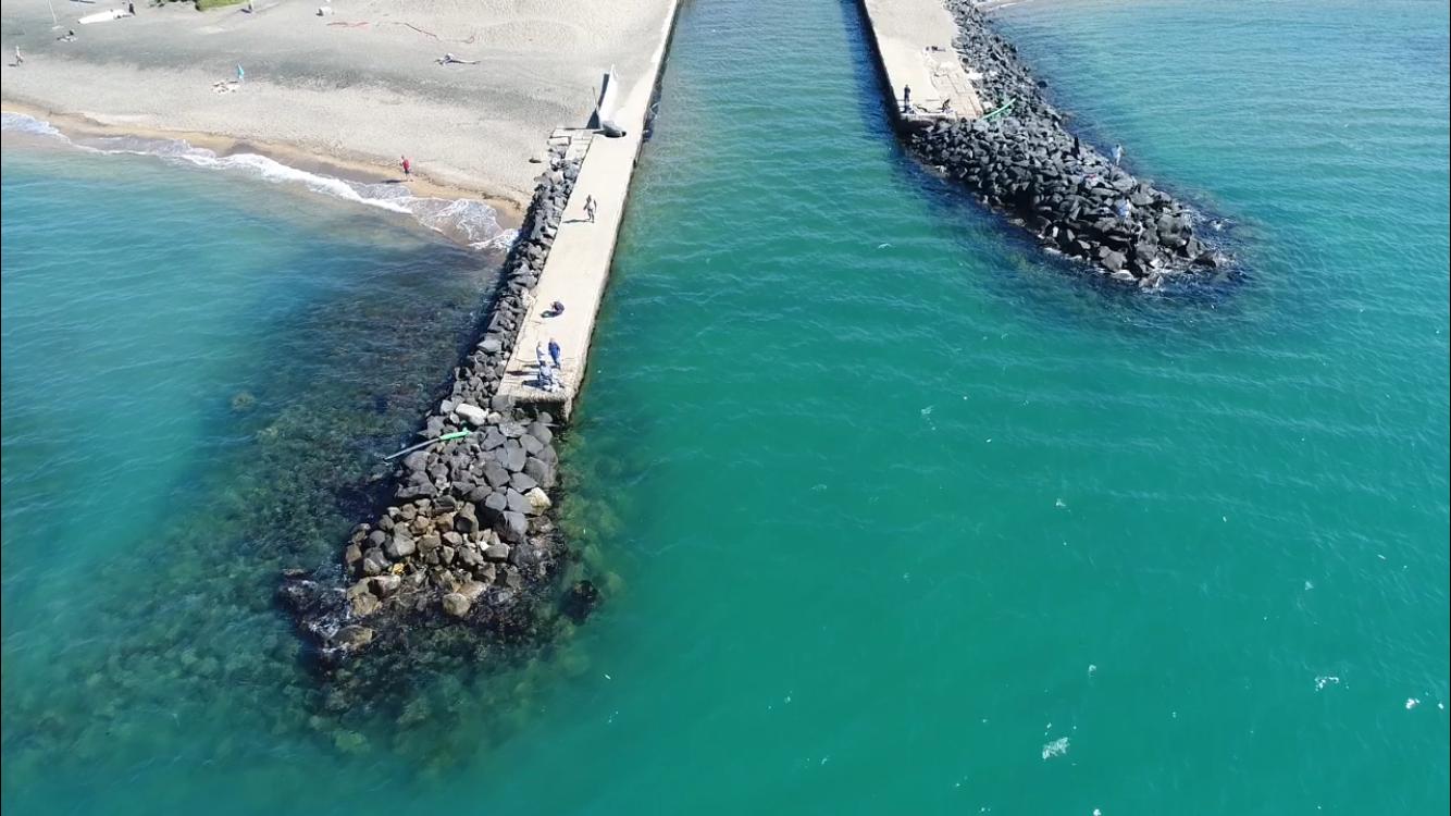 Dal mare al Canale dei Pescatori in drone